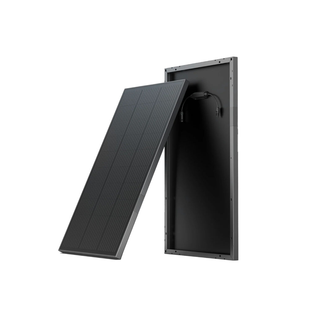 Set of 2 EcoFlow 100W Solar Panels (Rigid) + Mounting
