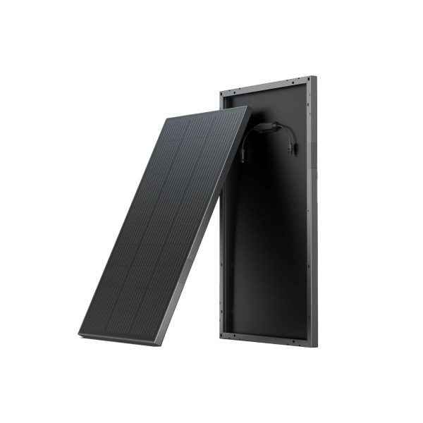 Set of 2 EcoFlow 100W Solar Panels (Rigid) + Mounting