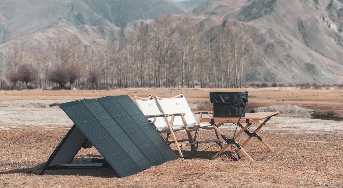 EcoFlow 220W Bifacial Portable Solar Panel