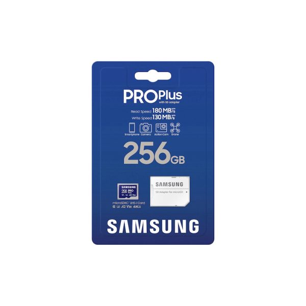 Memory card Samsung SDXC PRO Plus 256GB V30 - Зображення 3